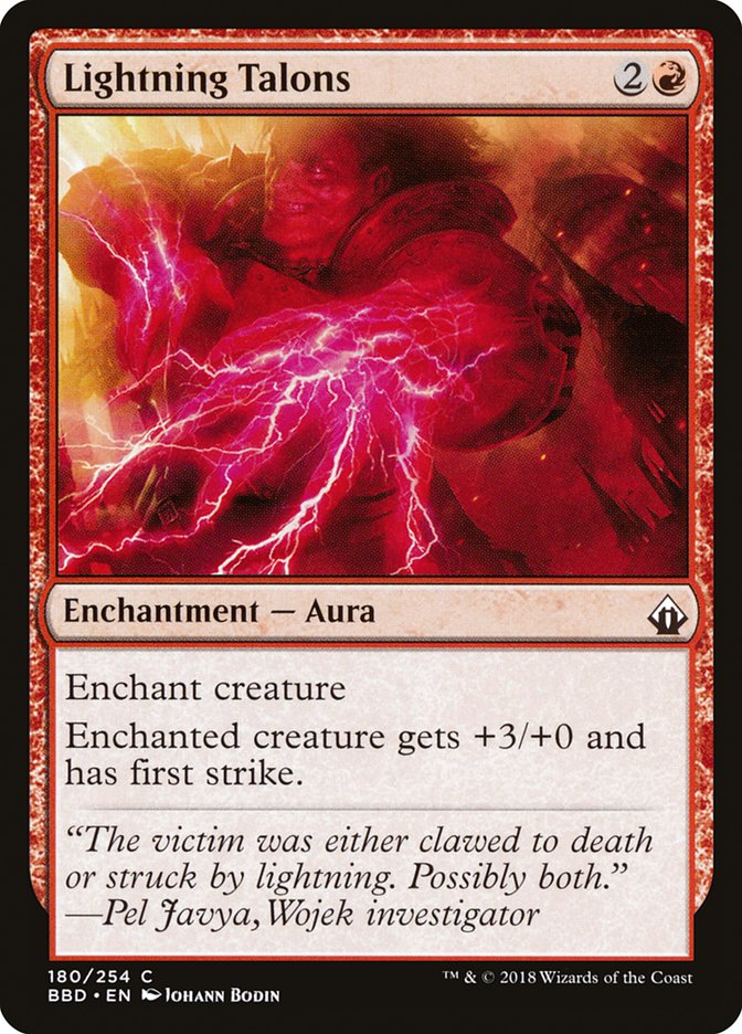 Lightning Talons [Battlebond] | Gamers Paradise