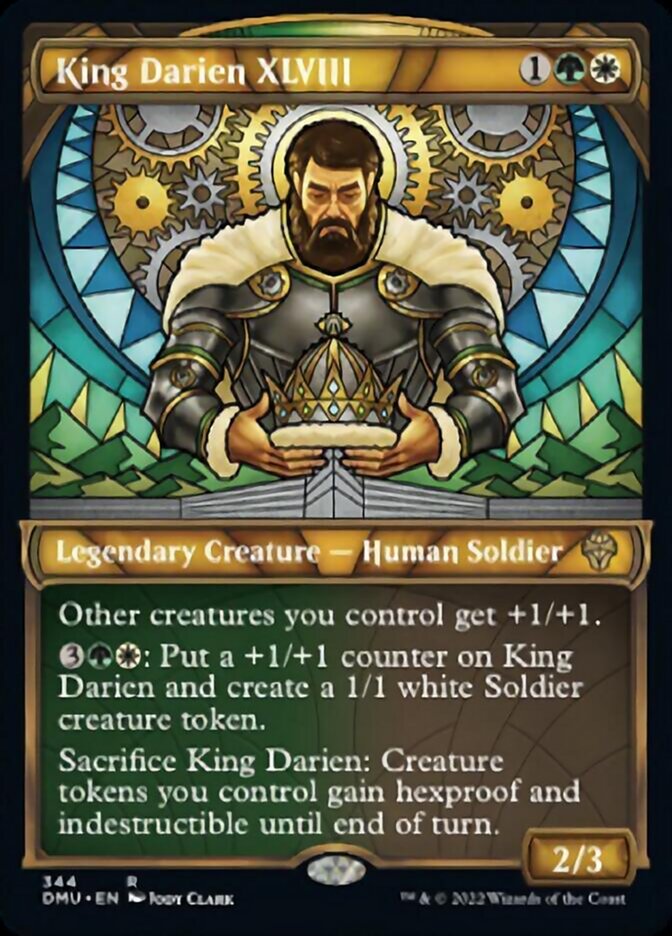 King Darien XLVIII (Showcase Textured) [Dominaria United] | Gamers Paradise