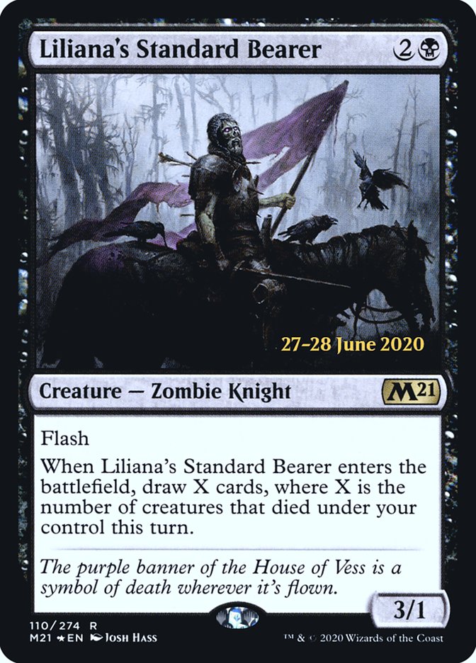 Liliana's Standard Bearer [Core Set 2021 Prerelease Promos] | Gamers Paradise