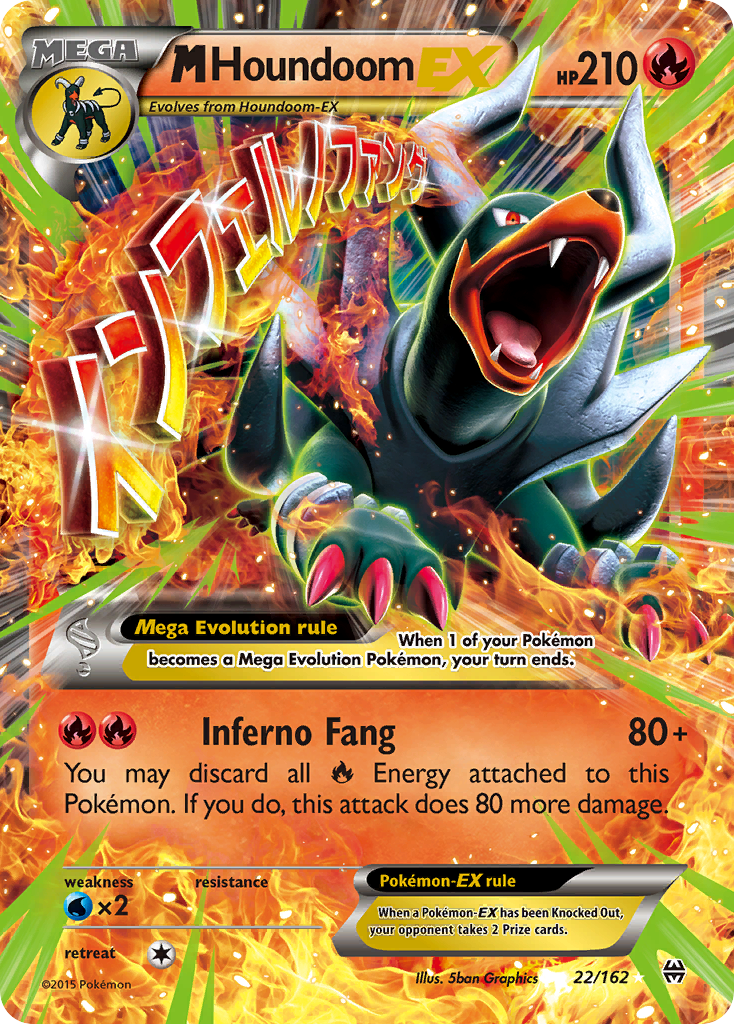 M Houndoom EX (22/162) [XY: BREAKthrough] | Gamers Paradise