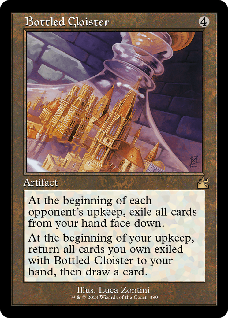 Bottled Cloister (Retro Frame) [Ravnica Remastered] | Gamers Paradise