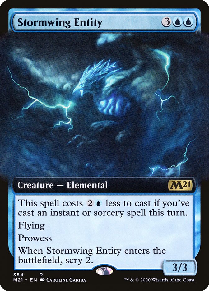 Stormwing Entity (Extended Art) [Core Set 2021] | Gamers Paradise