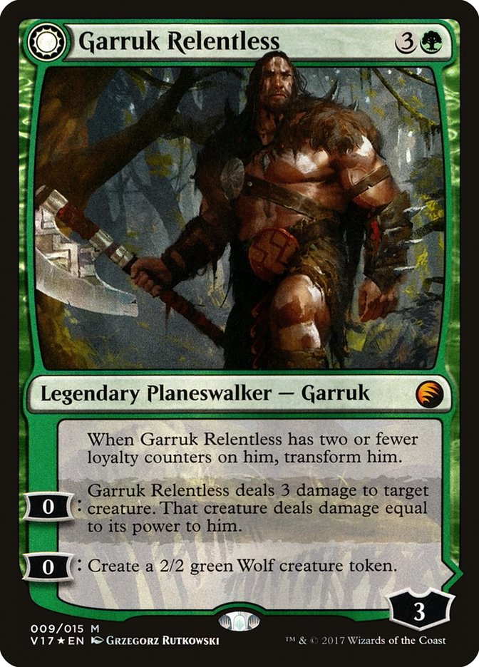 Garruk Relentless // Garruk, the Veil-Cursed [From the Vault: Transform] | Gamers Paradise