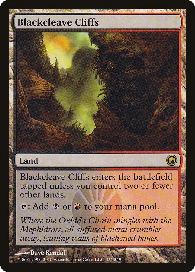 Blackcleave Cliffs [Scars of Mirrodin] | Gamers Paradise