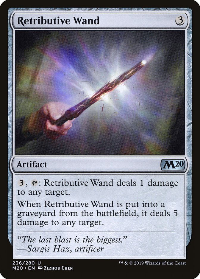 Retributive Wand [Core Set 2020] | Gamers Paradise