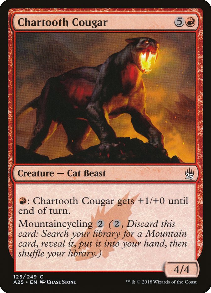 Chartooth Cougar [Masters 25] | Gamers Paradise