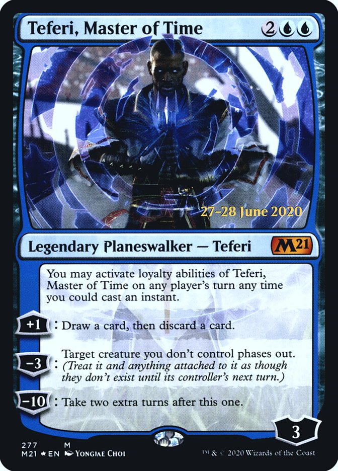 Teferi, Master of Time (275) [Core Set 2021 Prerelease Promos] | Gamers Paradise