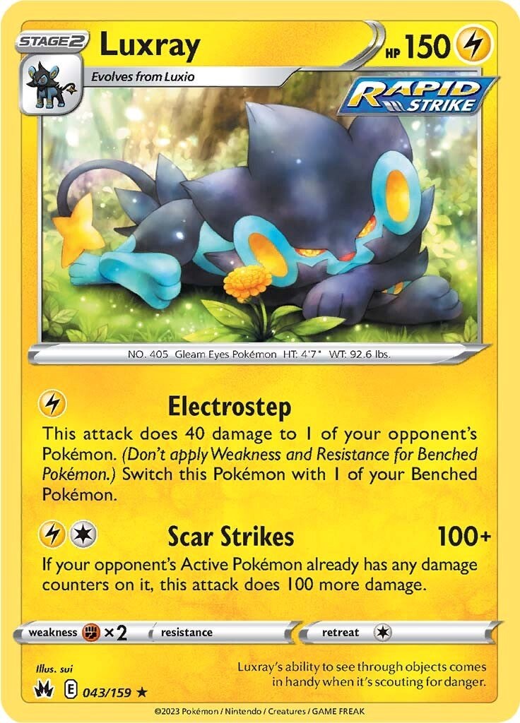 Luxray (043/159) (43) [Sword & Shield: Crown Zenith] | Gamers Paradise