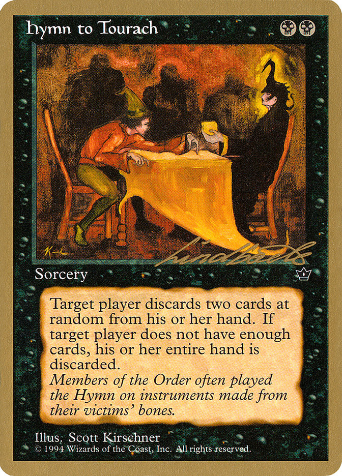 Hymn to Tourach (Table) (Leon Lindback) [Pro Tour Collector Set] | Gamers Paradise