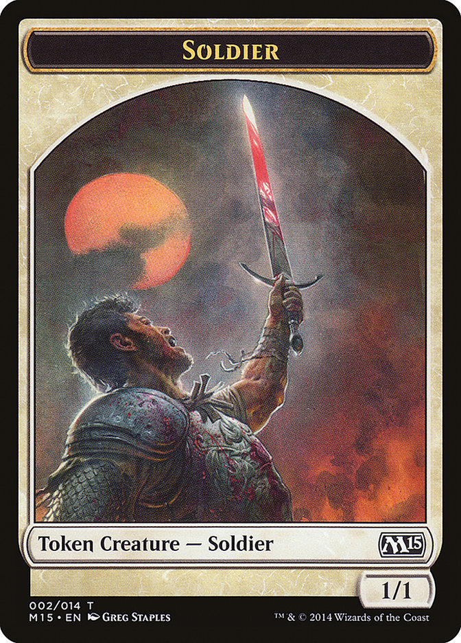 Soldier Token [Magic 2015 Tokens] | Gamers Paradise