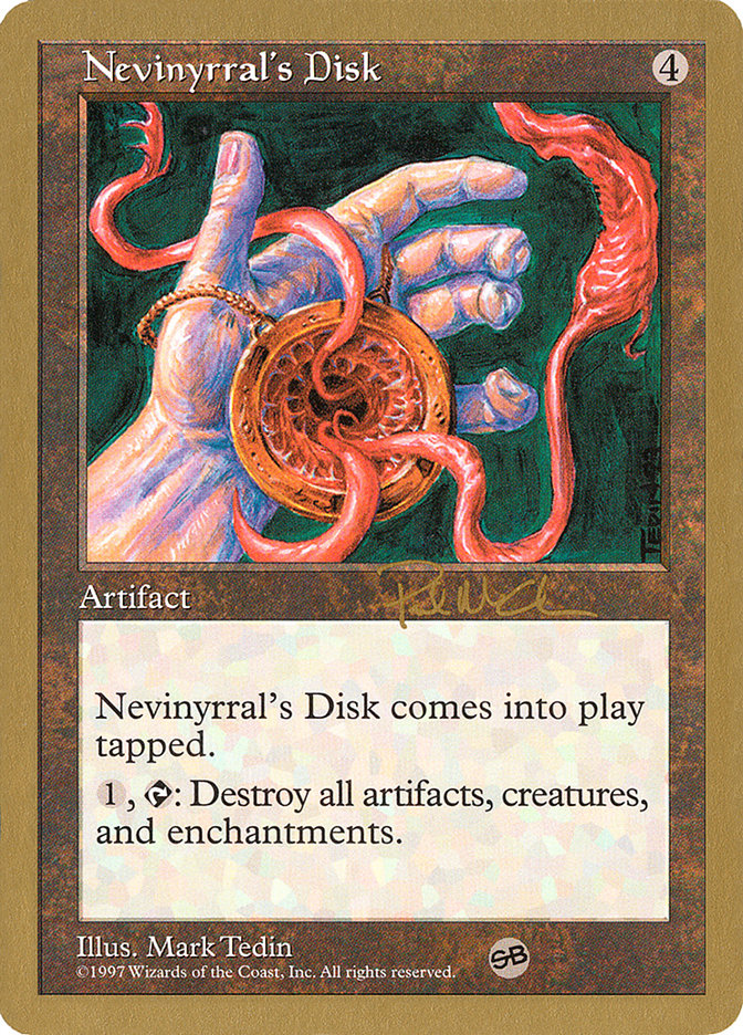 Nevinyrral's Disk (Paul McCabe) (SB) [World Championship Decks 1997] | Gamers Paradise