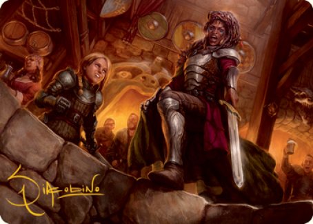 Veteran Dungeoneer Art Card (Gold-Stamped Signature) [Dungeons & Dragons: Adventures in the Forgotten Realms Art Series] | Gamers Paradise