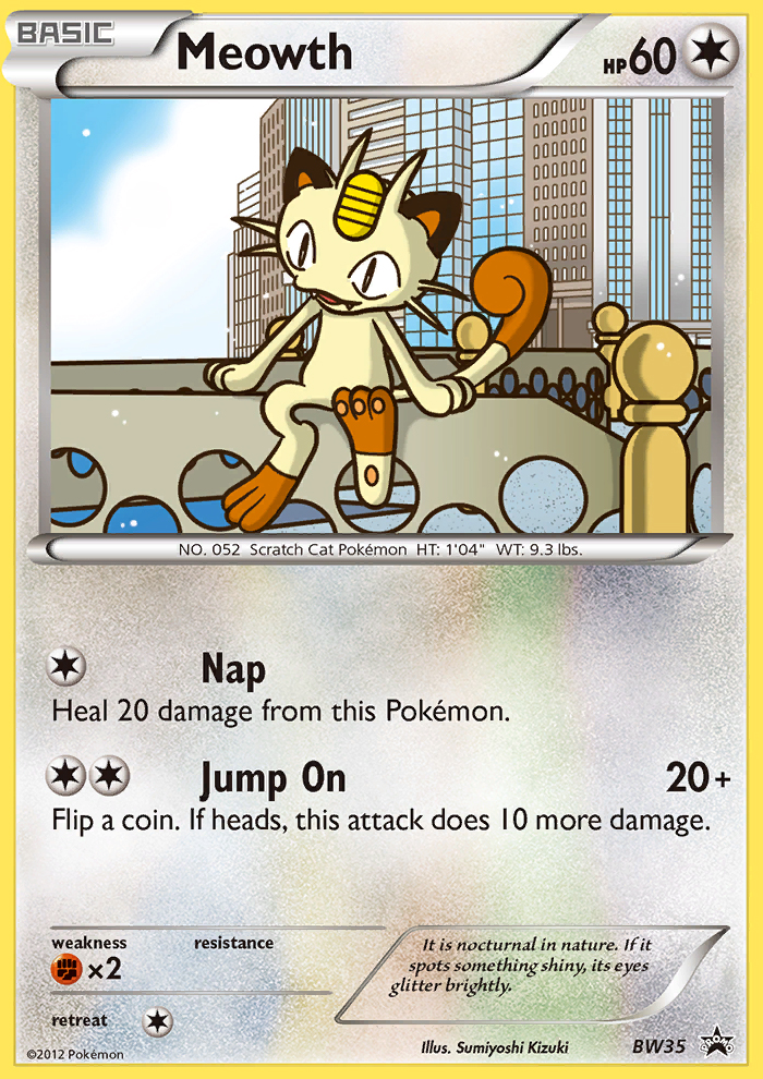 Meowth (BW35) [Black & White: Black Star Promos] | Gamers Paradise