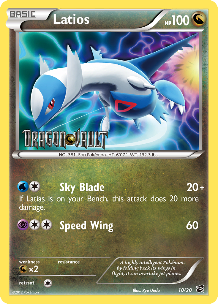 Latios (10/20) (Blister Exclusive) [Black & White: Dragon Vault] | Gamers Paradise