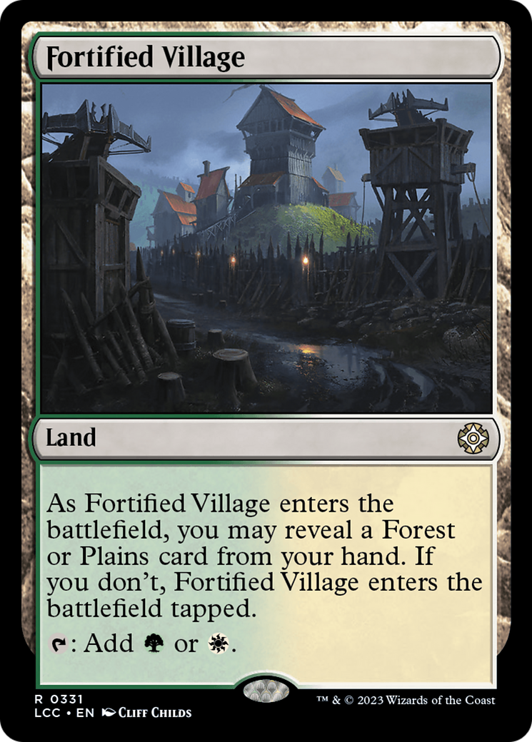 Fortified Village [The Lost Caverns of Ixalan Commander] | Gamers Paradise