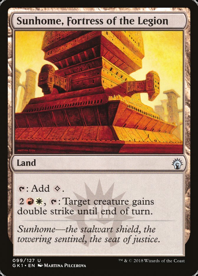 Sunhome, Fortress of the Legion [Guilds of Ravnica Guild Kit] | Gamers Paradise