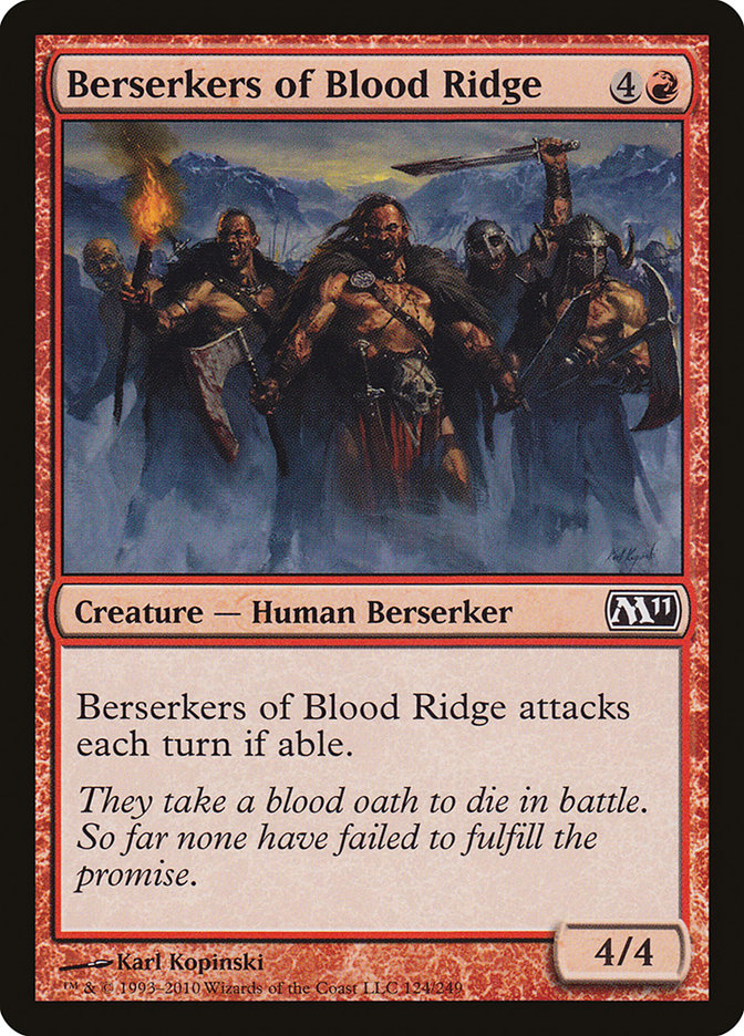 Berserkers of Blood Ridge [Magic 2011] | Gamers Paradise