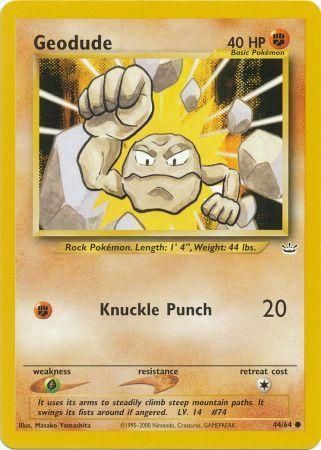 Geodude (44/64) [Neo Revelation Unlimited] | Gamers Paradise