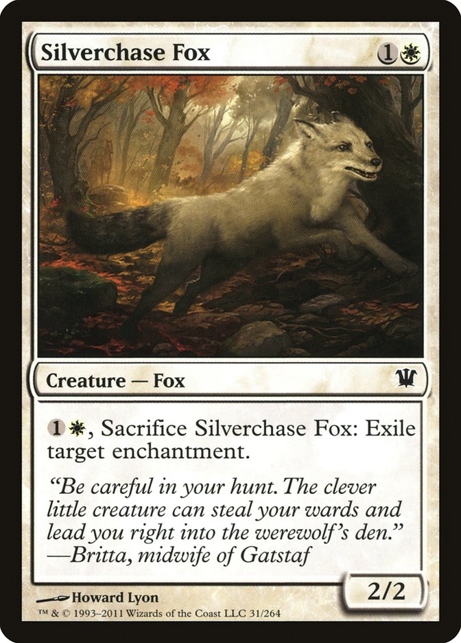 Silverchase Fox [Innistrad] | Gamers Paradise