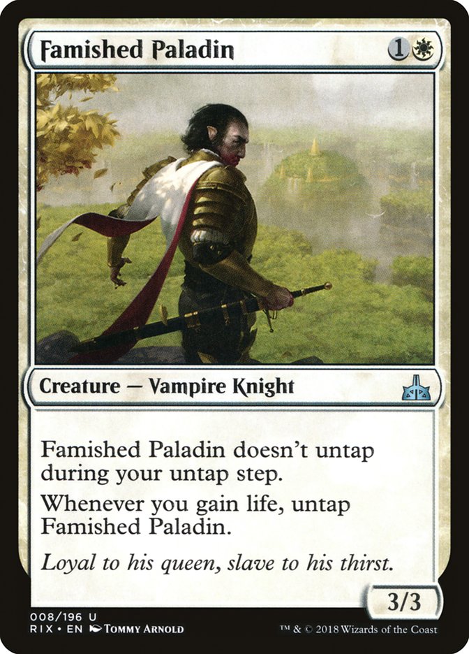 Famished Paladin [Rivals of Ixalan] | Gamers Paradise