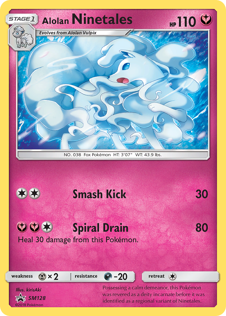 Alolan Ninetales (SM128) [Sun & Moon: Black Star Promos] | Gamers Paradise