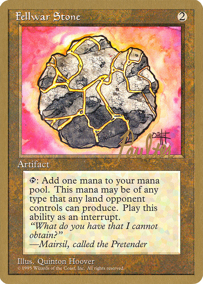 Fellwar Stone (Preston Poulter) [Pro Tour Collector Set] | Gamers Paradise