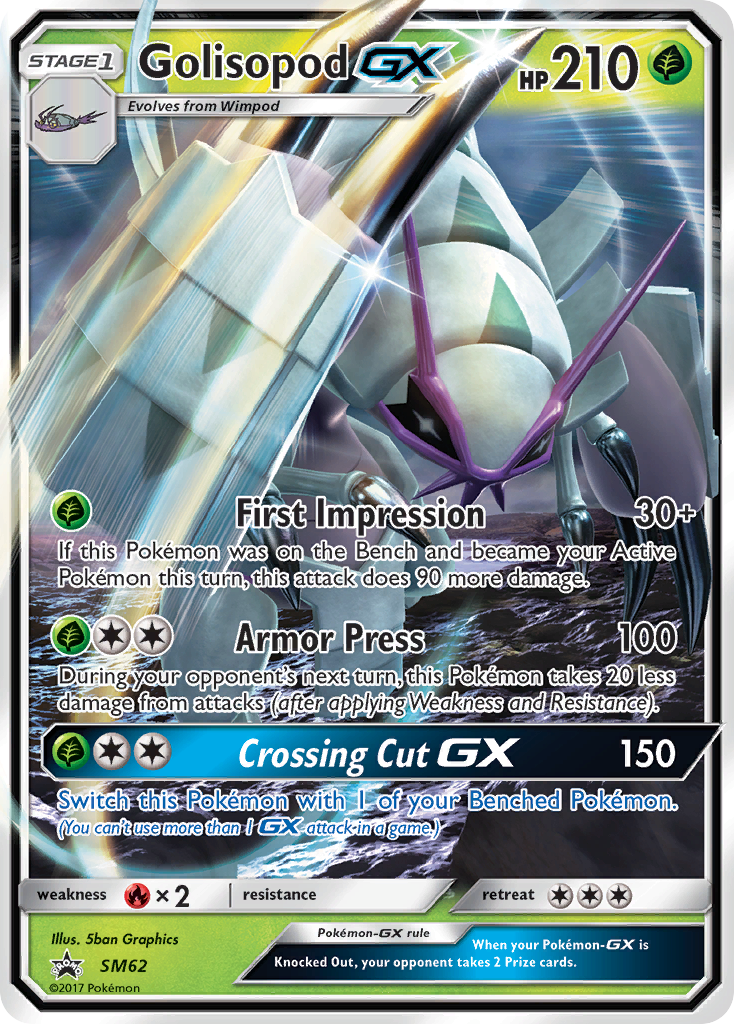 Golisopod GX (SM62) [Sun & Moon: Black Star Promos] | Gamers Paradise