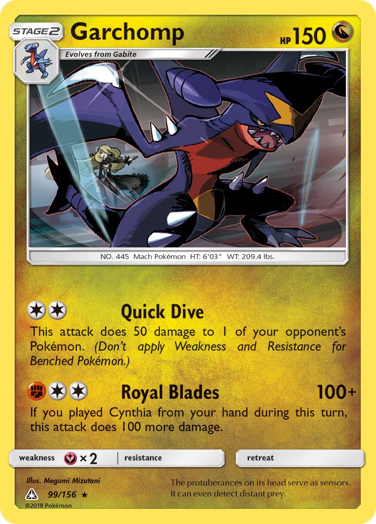 Garchomp (99/156) (Cracked Ice Holo) (Theme Deck Exclusive) [Sun & Moon: Ultra Prism] | Gamers Paradise