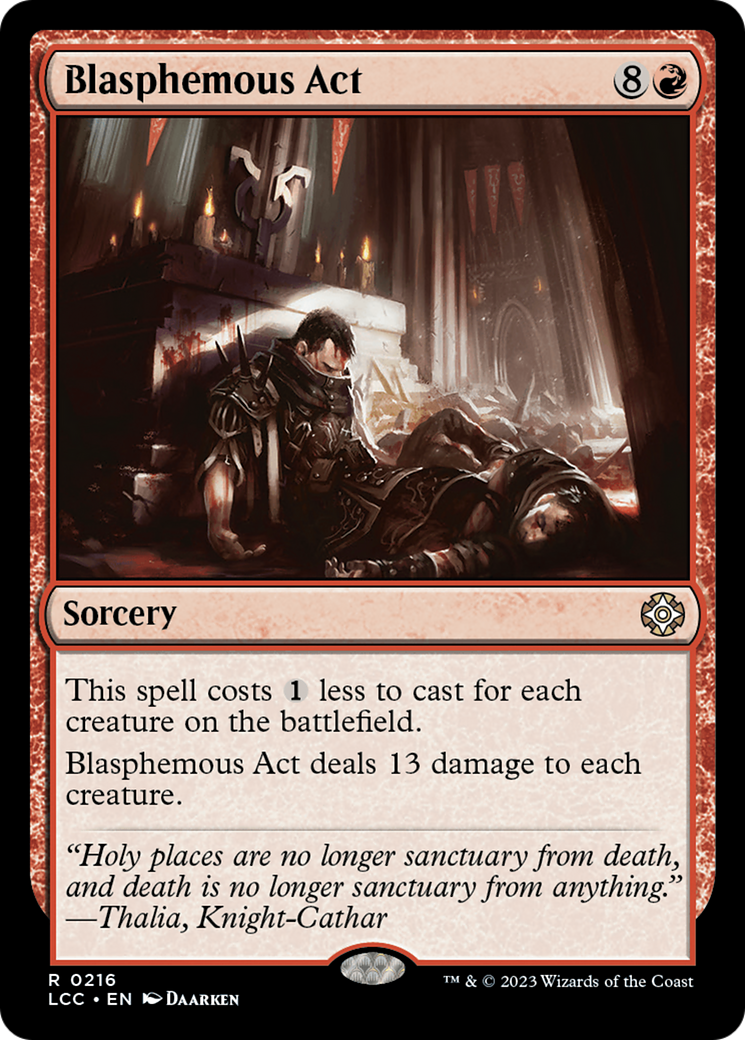 Blasphemous Act [The Lost Caverns of Ixalan Commander] | Gamers Paradise