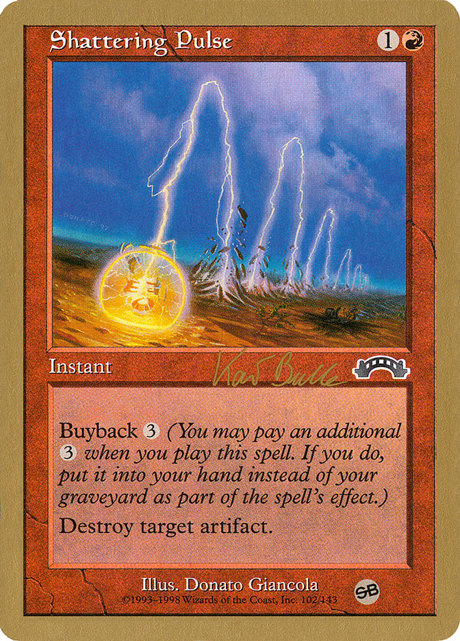 Shattering Pulse (Kai Budde) [World Championship Decks 1999] | Gamers Paradise