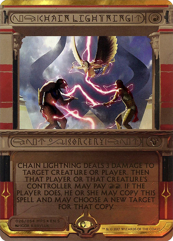 Chain Lightning (Invocation) [Amonkhet Invocations] | Gamers Paradise