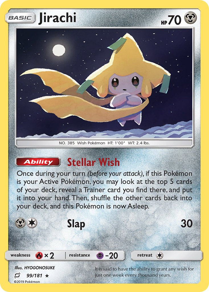Jirachi (99/181) (Theme Deck Exclusive) [Sun & Moon: Team Up] | Gamers Paradise