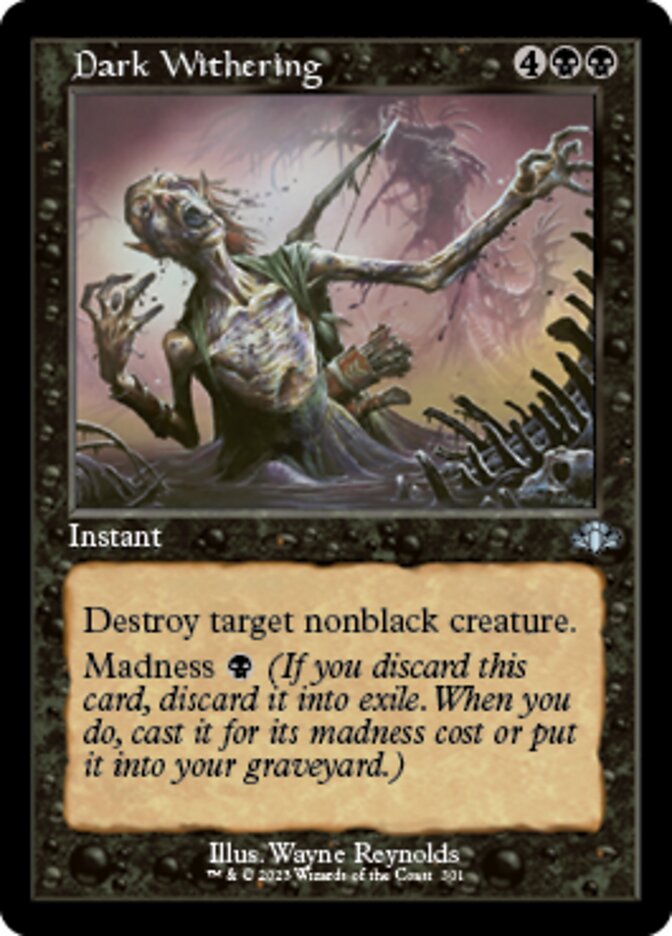 Dark Withering (Retro) [Dominaria Remastered] | Gamers Paradise