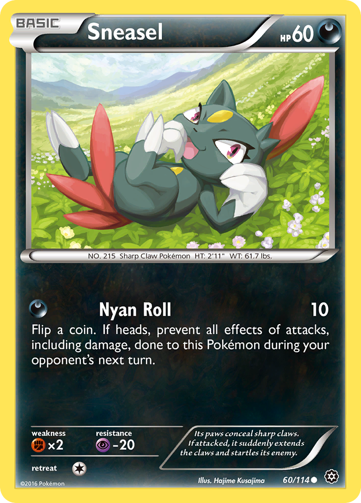 Sneasel (60/114) [XY: Steam Siege] | Gamers Paradise