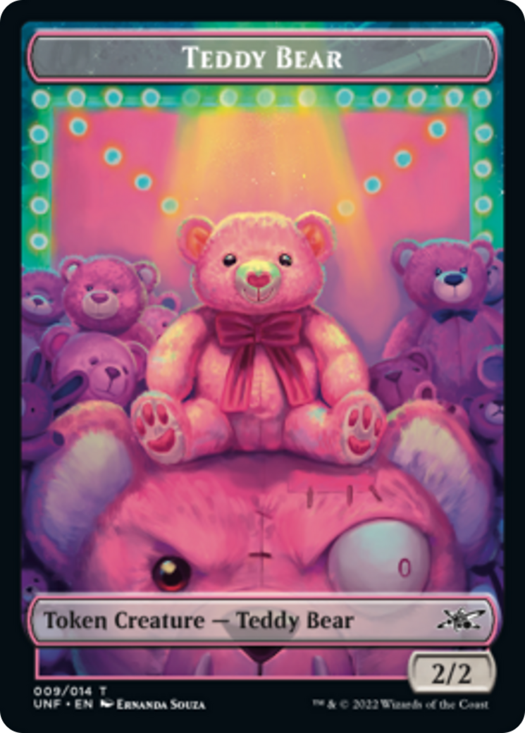 Teddy Bear // Food (011) Double-Sided Token [Unfinity Tokens] | Gamers Paradise