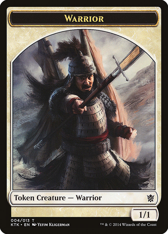Warrior Token (004/013) [Khans of Tarkir Tokens] | Gamers Paradise