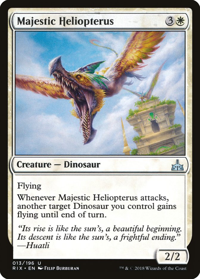Majestic Heliopterus [Rivals of Ixalan] | Gamers Paradise