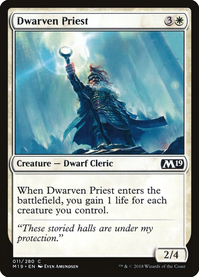 Dwarven Priest [Core Set 2019] | Gamers Paradise
