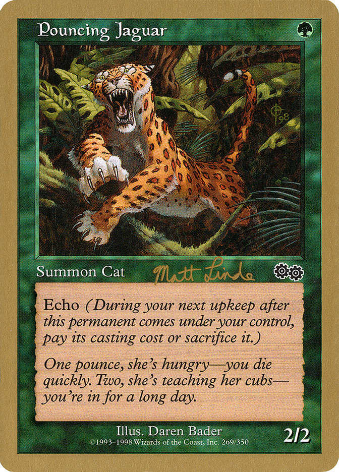 Pouncing Jaguar (Matt Linde) [World Championship Decks 1999] | Gamers Paradise