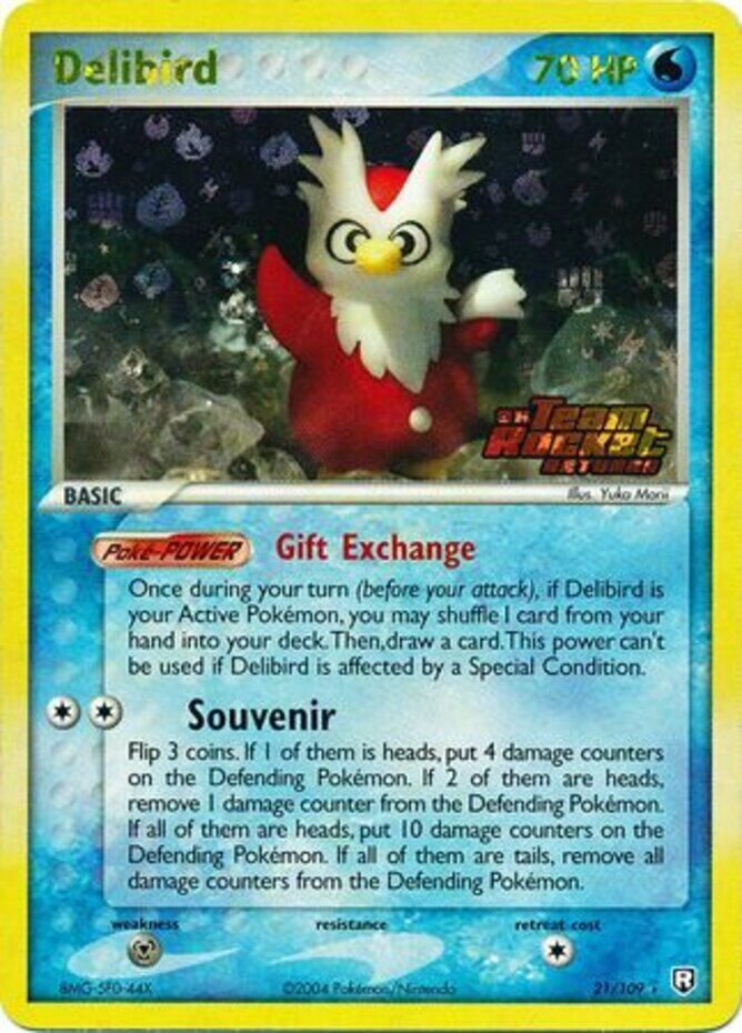 Delibird (21/109) (Stamped) [EX: Team Rocket Returns] | Gamers Paradise