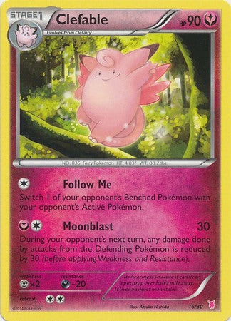 Clefable (16/30) [XY: Trainer Kit 1 - Wigglytuff] | Gamers Paradise