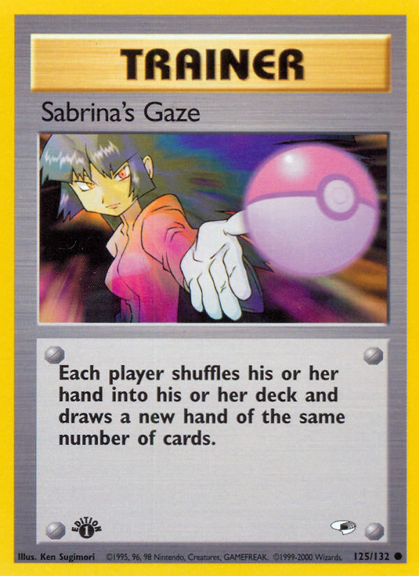 Sabrina's Gaze (125/132) [Gym Heroes 1st Edition] | Gamers Paradise