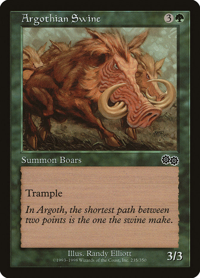 Argothian Swine [Urza's Saga] | Gamers Paradise