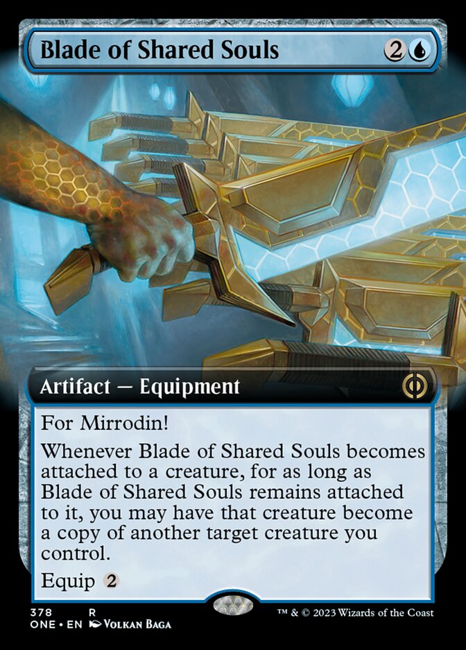 Blade of Shared Souls (Extended Art) [Phyrexia: All Will Be One] | Gamers Paradise