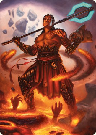 Koth, Fire of Resistance Art Card [Phyrexia: All Will Be One Art Series] | Gamers Paradise