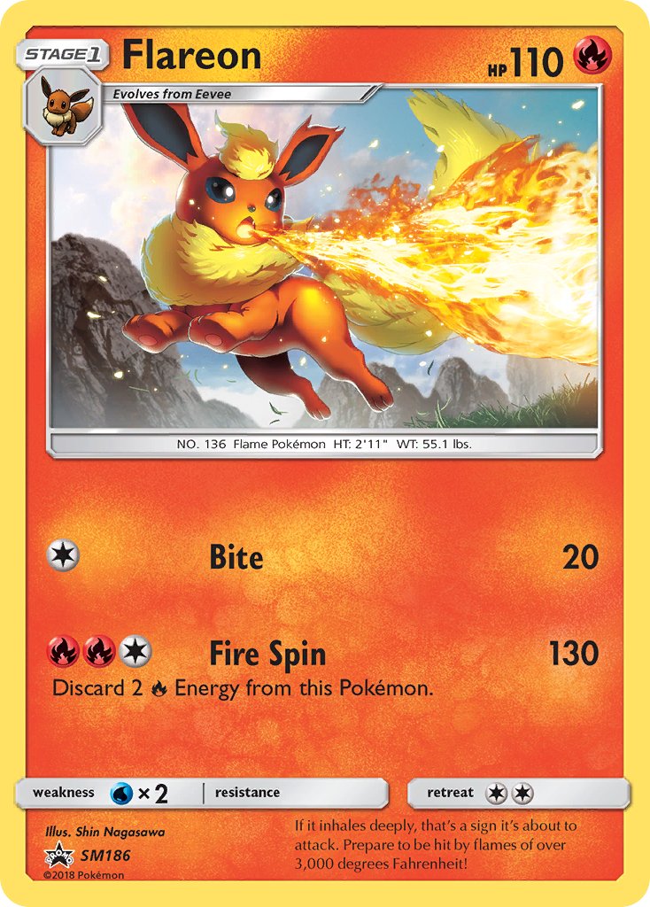 Flareon (SM186) [Sun & Moon: Black Star Promos] | Gamers Paradise