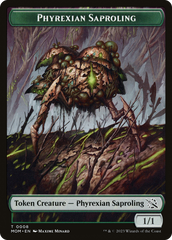 Treasure (20) // Phyrexian Saproling Double-Sided Token [March of the Machine Tokens] | Gamers Paradise