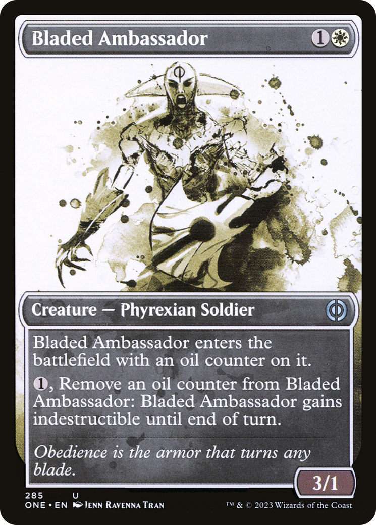 Bladed Ambassador (Showcase Ichor) [Phyrexia: All Will Be One] | Gamers Paradise