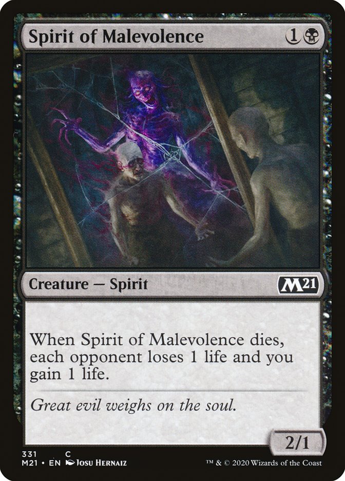 Spirit of Malevolence [Core Set 2021] | Gamers Paradise