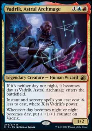 Vadrik, Astral Archmage (Promo Pack) [Innistrad: Midnight Hunt Promos] | Gamers Paradise